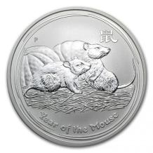 Australië Lunar 2 Muis 2008 2 ounce silver